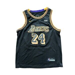 Nike Los Angeles Lakers Kobe Bryant Black Mamba Swingman Jersey Sz See Descript